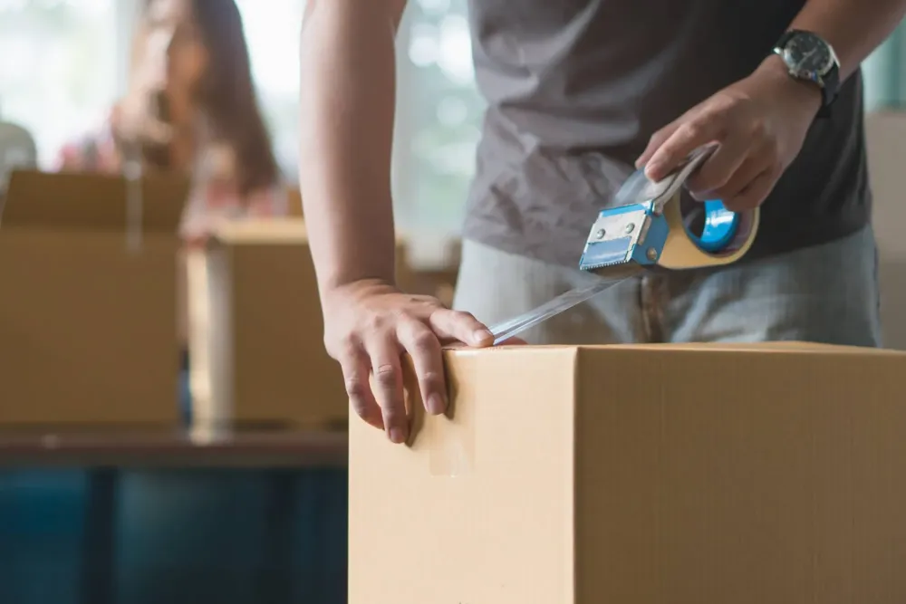 stockage cartons
